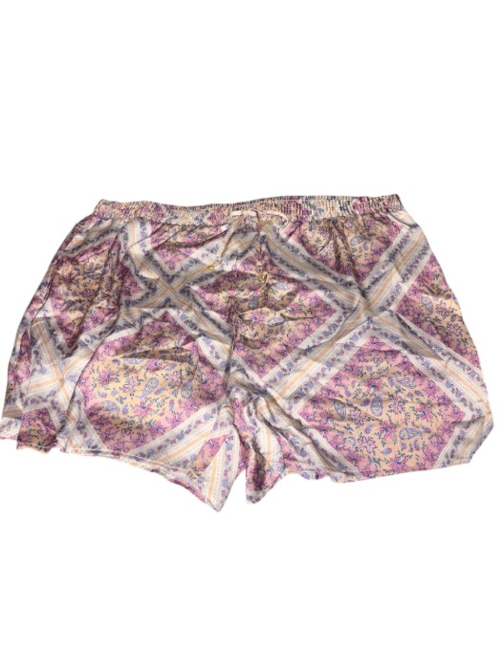 Simply Be silky Lounge/ Pj Shorts With elastic waist and drawstring